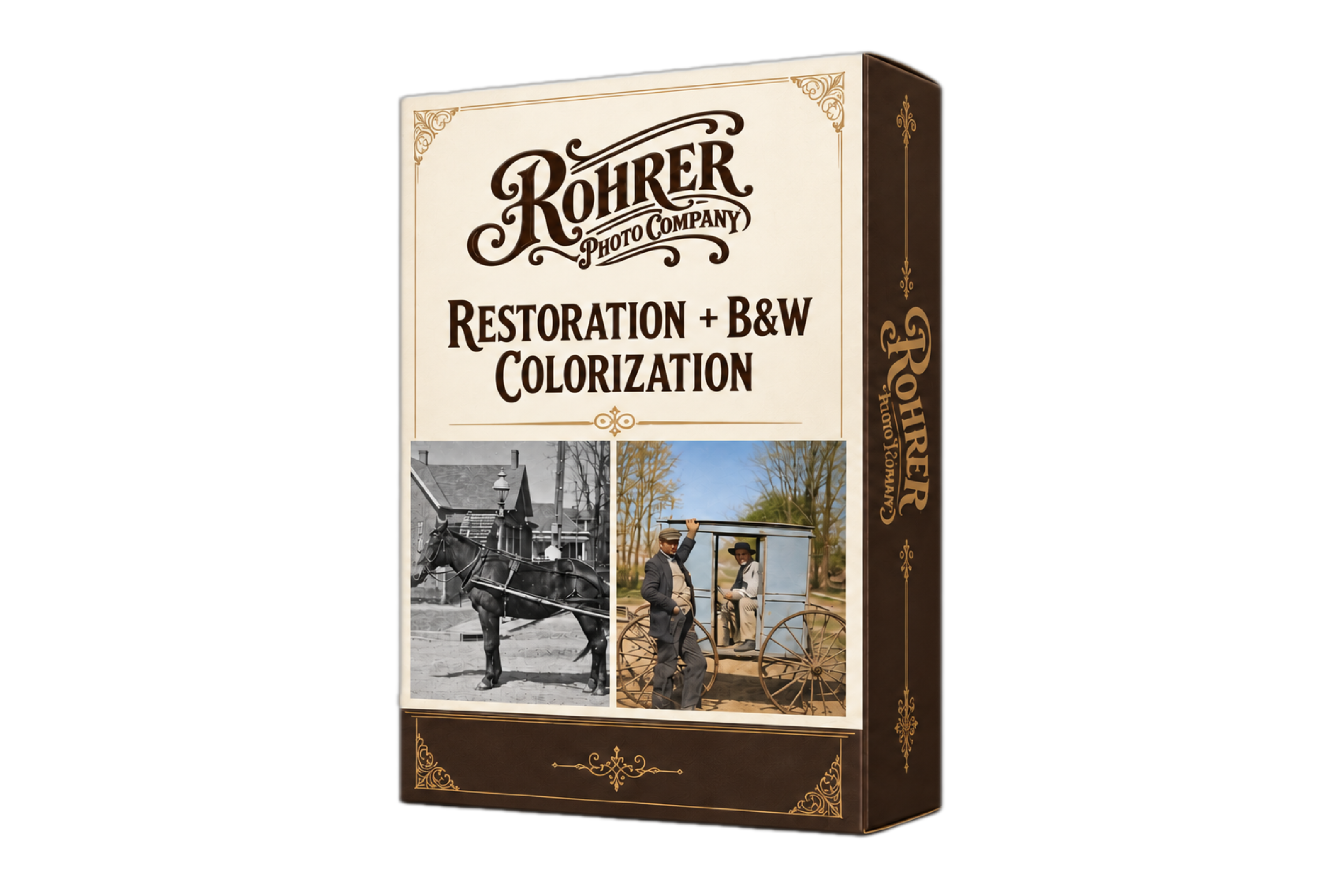 Restoration and black-and-white colorization package
